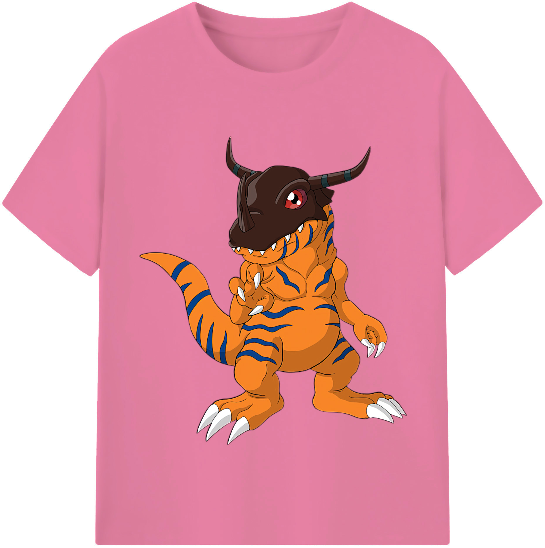 （画像用） Digimon デジタルモンスター/デジモン 綿100％半袖Tシャツ（フロントプリント）